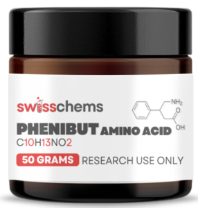 Phenibut HCL, a derivative of the neurotransmitter GABA, is known for its various potential benefits, including anxiety reduction, improved sleep, enhanced cognitive function and mood elevation.